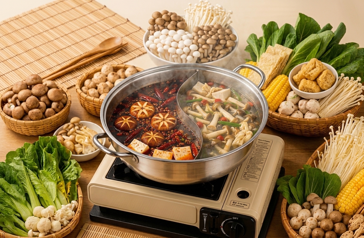 Vegetarian hotpot
