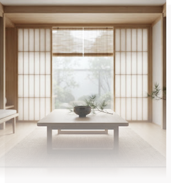 A quiet dining room